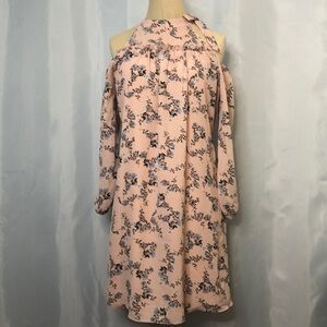 Speechless Girl’s Flower Print Off-Shoulder Dress Size 16